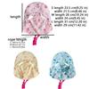 Round Brim Pet Sun Hat Floral Pattern Adorable Pet Hat Dog Sunscreen Hat  Small Medium Pets