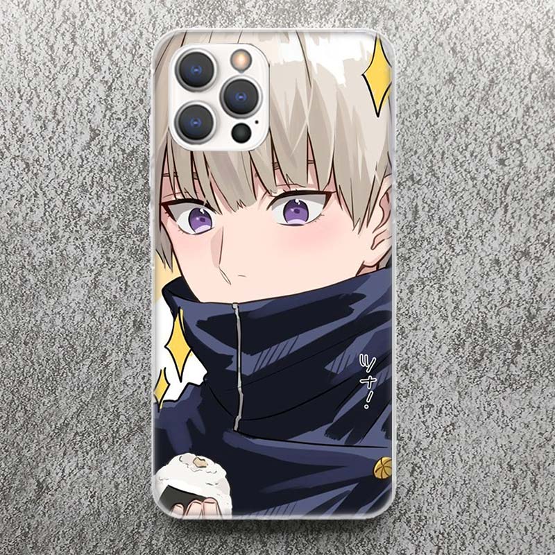 Kaisen J-Jujutsu Inumaki Toge Phone Case For iPhone 13 12 Mini 11 Pro Max XS XR X Max 7 Plus 8 SE 6 6S 5 5S Soft Silicone Print