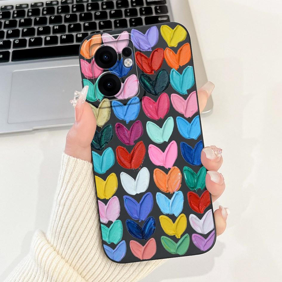 For Oppo Reno 13F 5G Case Fashion Sunset Girls Astronaut Coque Soft Silicone Phone Cover For OPPO Reno13 FS RENO13F CPH2699 Capa