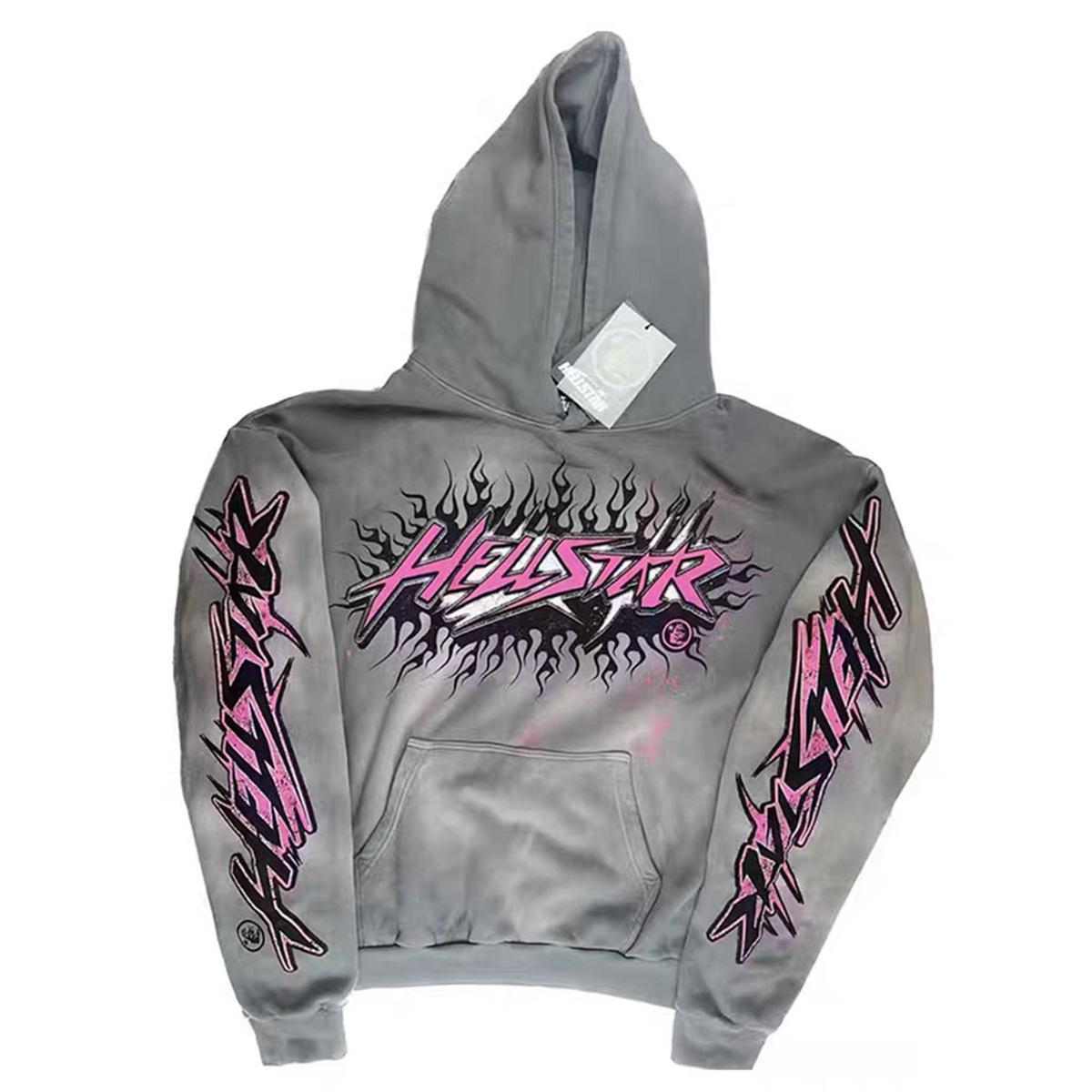 Мужская модная универсальная толстовка 2025 Осень Streetwear с принтом XL
