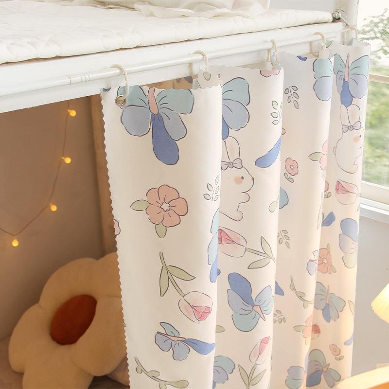 Bright Sun Blackout Dorm Bed Curtains for Students (Upper/Lower Bunk)