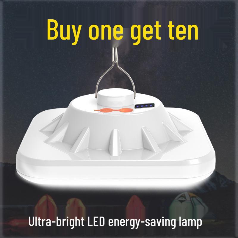 Wiederaufladbares LED-Notlicht: Tragbare, energiesparende, superhelle UFO-Marktbeleuchtung. Perfekt für Stromausfälle und den Heimgebrauch.