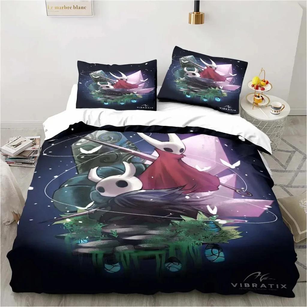 Game Hollow Knight 3D Print Comfortable Duvet Cover Set Pillowcase Room Decoration Home Textile Hollow Knights Duvet Cover Set