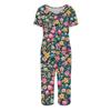 2 Piece Sets For Women Short Sleeve Top And Pants With Pockets Workout Soft  Print Sets