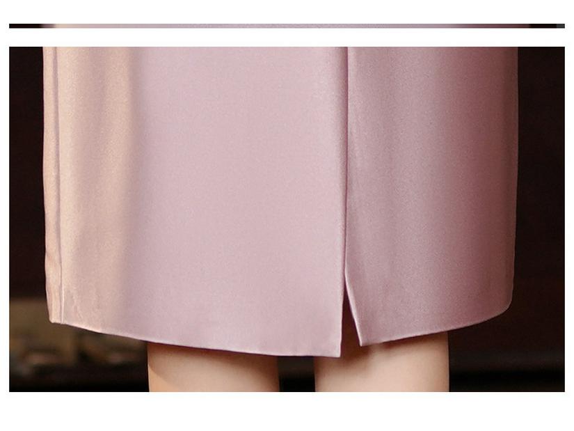 Elegant 2025 Autumn Mother of the Groom Wedding Banquet Dress - Petite & Plus Size