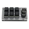 6 Key   Keypad with Knob Blue   Wired USB Wireless   Dual Mode Connection   Programmable Mechanical Keyboard