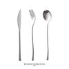ZISIZ 304 Stainless Steel 4-Piece Mirror-Finish Cutlery Set