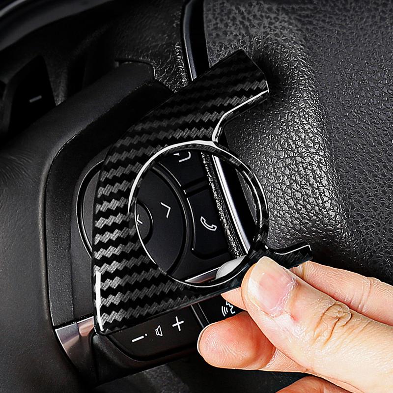ABS Car Steering Wheel Button Panel Trim Case Cover Stickers Accessories For Toyota Camry 70 XV70 2018    2022