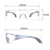 YAMAMOTO Light Fit Schutzbrille mit Obervisier, klarer Hartbeschichtung, hergestellt mit UV-Schutz [Yamamoto Kogaku] LF-302 [Set 5] L-FIT2 Abdeckung,
