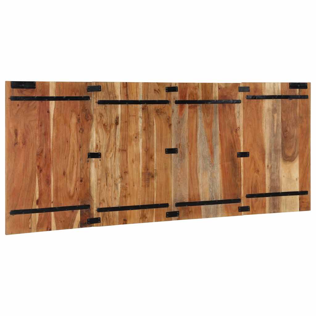 Headboard 200 Cm Solid Acacia Wood