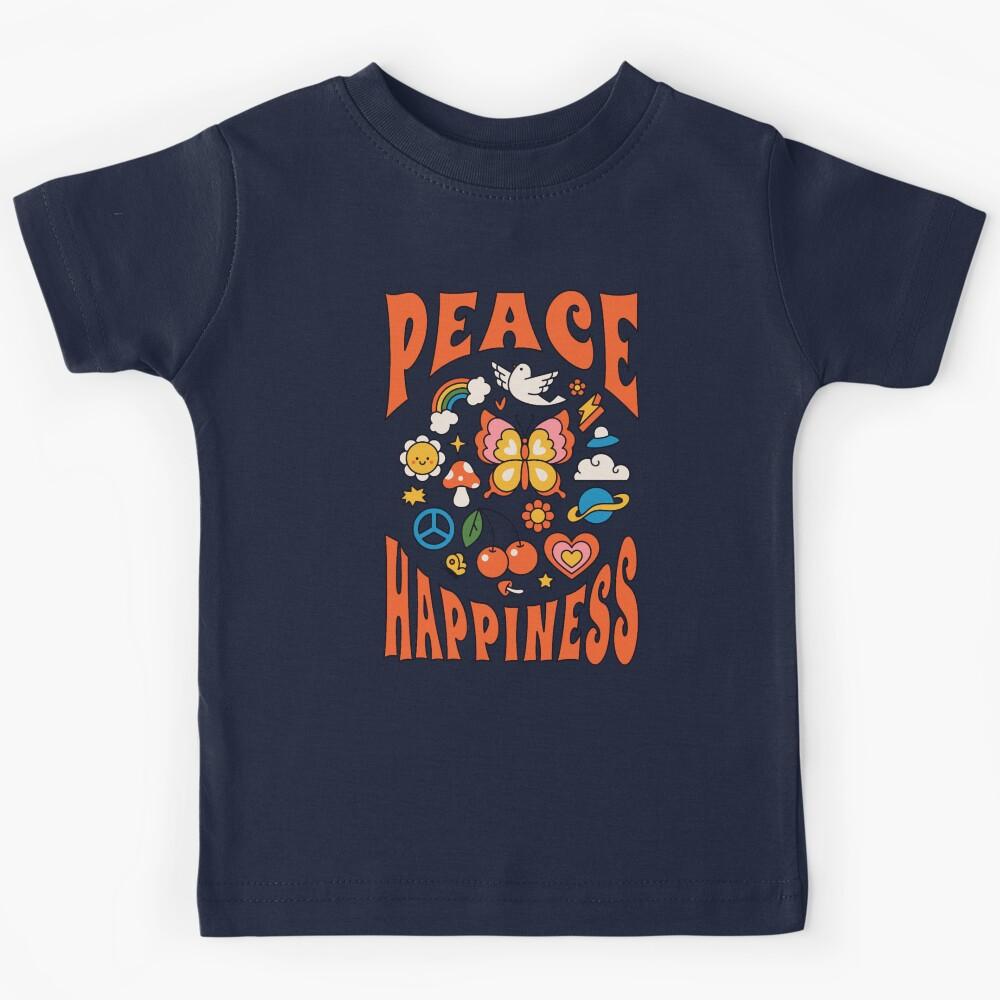peace &_ happiness Kids T-Shirt 140
