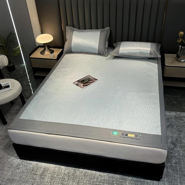 Jacquard Ice Silk Mat Bed Maternal and Infant Grade Ice Silk Summer Air Conditioning Mat Machine Washable