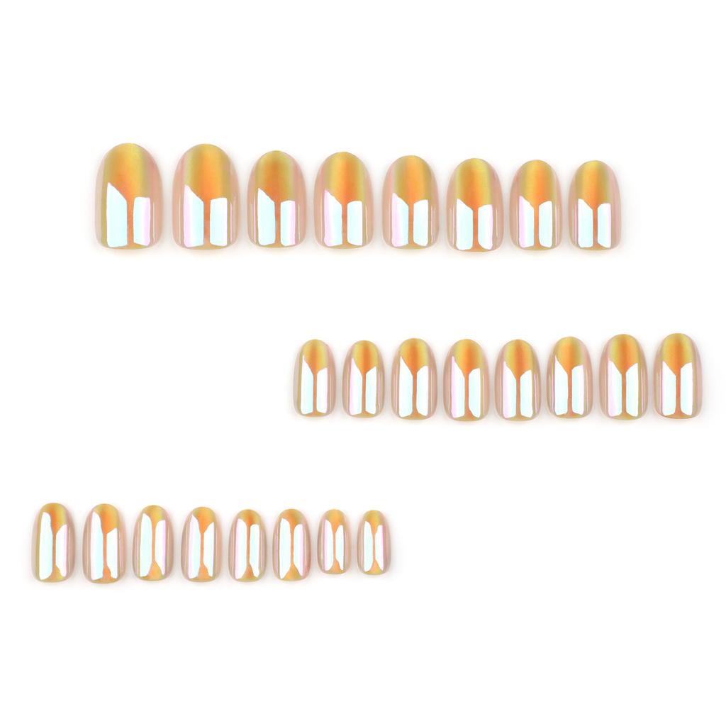 Wear nail pads Processing nail art False nails Light custom nail patches Aurora cat eye nail pads