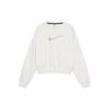(WMNS) Sportswear Swoosh Logo Embroidered Loose Knit Short Round Neck Pullover Hoodie Women's DO7212-030