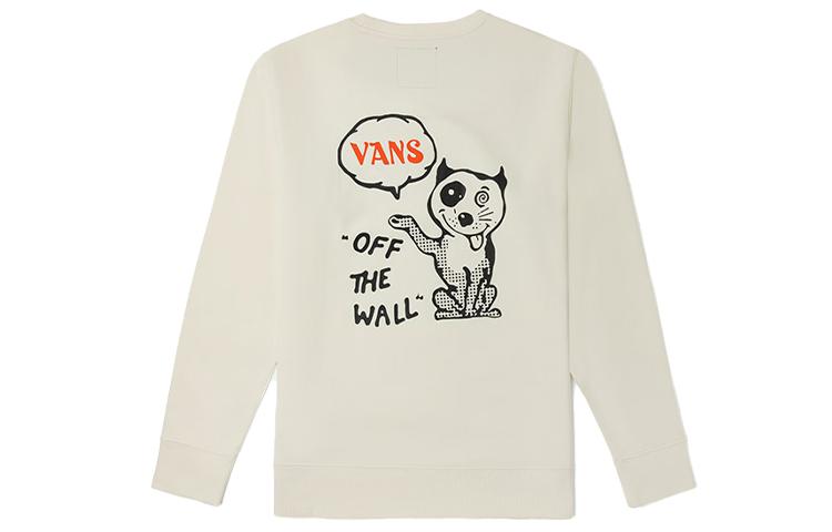 Vans Sweatshirts Unisex Ecru Crew Neck Moderate Regular VN0A5H76FS8 L