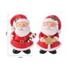 Resin Santa Claus Figurine Creative Miniature Sculpture Crafts Santa Claus Statue  Gift