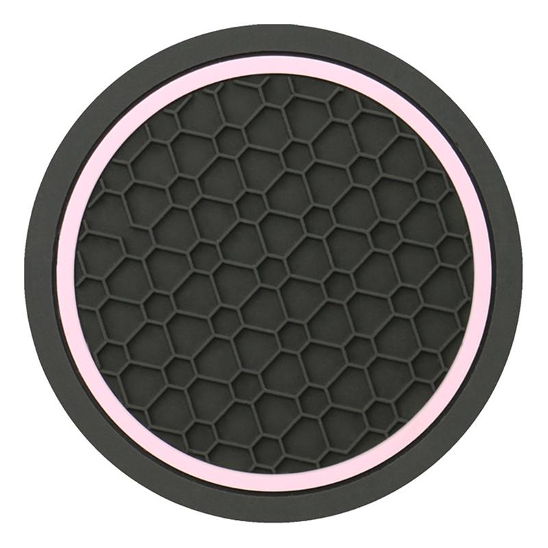 High Quality 2 Pcs Car Auto Cup Holder Anti Slip Insert Coasters Pads Interior Accessories For Most Cups Accessories