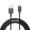 Kabel Usb Do Micro Usb Baseus Superior Series, 2A, 2M (Czarny)