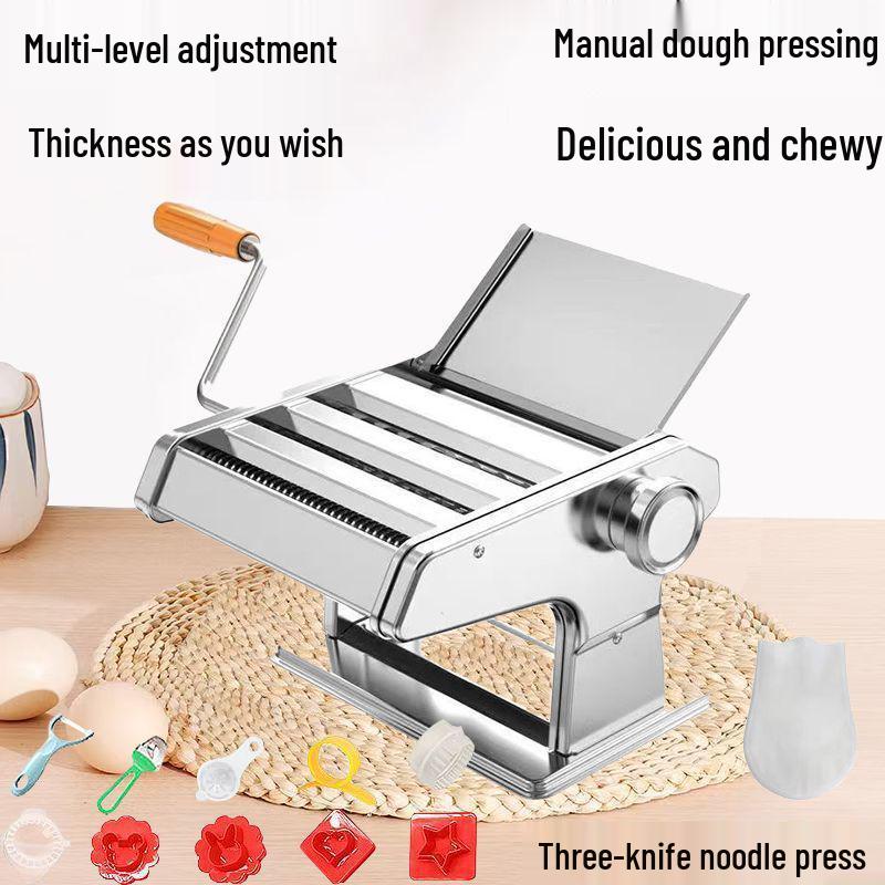 Neuer Multifunktions-Nudel- und Pastamaker mit verstellbaren Walzen für Teigtaschen und Wontons