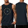 Camiseta sin mangas para hombre Casual Holgada Verano Camiseta para Músculos Tejido Suave Transpirable Cómoda para el Uso Diario