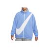Nike Wendbare Sherpa-Jacke mit großem Logo Damenjacke Blau DC5138-414
