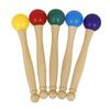 Rubber Singing Bowl Mallet with Wood Handle for Crystal Quartz or Tibetan Sound Healing Yoga Meditation Singing Bowls