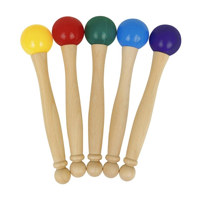 Rubber Singing Bowl Mallet with Wood Handle for Crystal Quartz or Tibetan Sound Healing Yoga Meditation Singing Bowls