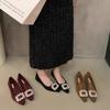 Fashion New Woman Shoes Casual Heels Square Toe Sexy Pump Chunky Sandals Basketball Platform Burgundy Straps Latest Retro Zapatos Mujer