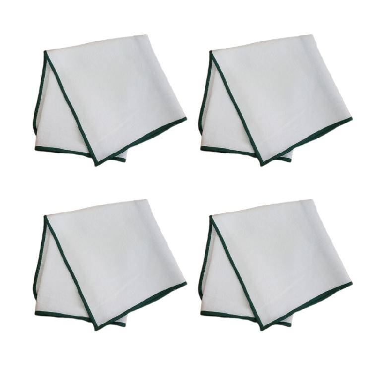 4 Pack Cotton Dinner Napkins Long Lasts Cotton Cloth with Generous Size