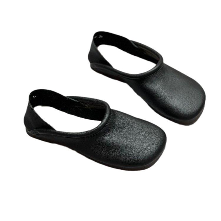 Shallow mouth two wear single shoes women's spring 2026 new retro Mori small leather shoes