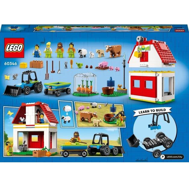 LEGO Oraș 60346 Hambar și animale de fermă
