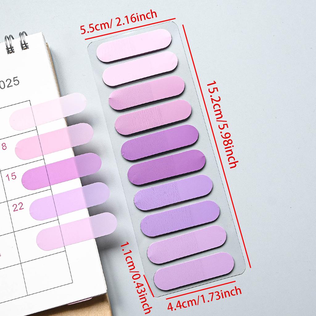 200-2400Sheets Transparent Index Creative Memo Pads Office School Stationery Self-Adhesive Stickers Posted It Sticky Note Pads