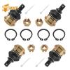 MATI 4 PCS Front Upper & Lower Ball Joints Compatible with Yamaha Kodiak 450 700 Grizzly 700 550 3B4-23579-01-00 3B4-23579-00-00