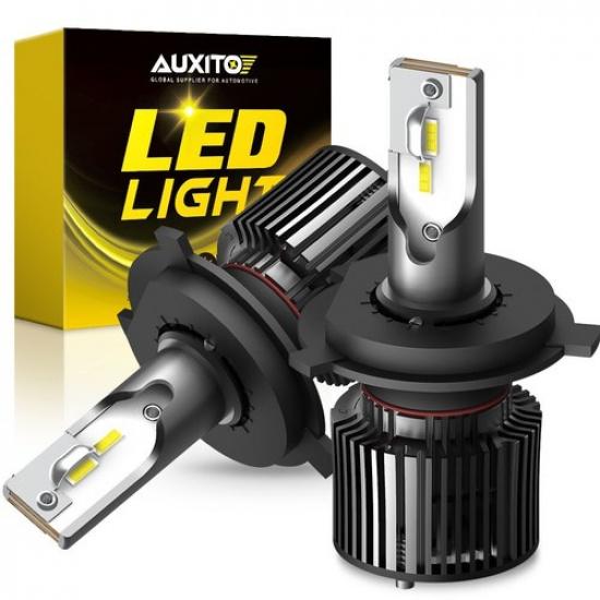 2X AUXITO H4 9003 LED Headlight Bulbs Kit High Low Beam White 16000LM X1 EXV