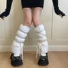 Women's Fashion Leg Warmers Winter Warm Long Leg Socks Sweet Students Girls 90s Boot Socks Party Casual Streetwear