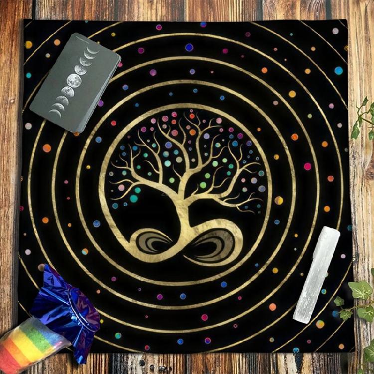 Metaphysical Game Mat Pendulum Divinations Altar Tablecloth Board Game Card Pad