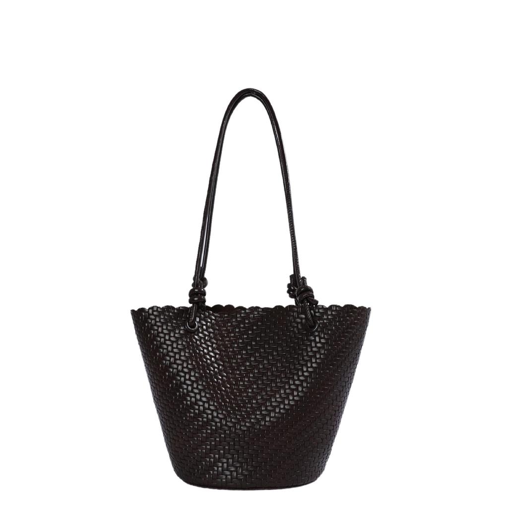 Women's High-End Woven Bucket Bag – 2026 Summer Collection: Chic, Versatile, and Perfect for Commuting