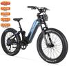Cyrusher Trax Elektrische Fiets 750W Motor Volledig Geveerde Elektrische Fiets 52V 20AH 26" Dikke Banden Volwassen E-Bike Hydraulische Schijfrem Maximale Belasting 150Kg