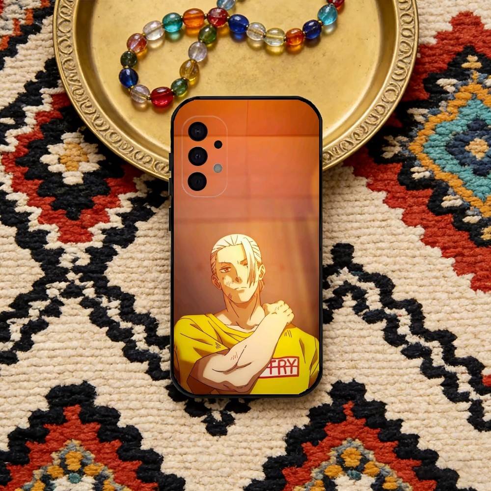 Sakamoto Anime DAY Phone Case For Samsung S25,S24,S23,S22,S21,S20,Plus,Fe,Lite,Others Black Cover