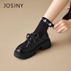 Josiny Women's Chunky Heel Loafers