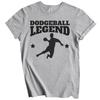 Retro Dodgeball Legend T-Shirt - Dodgeball Team Shirt - Funny Dodgeball Gift