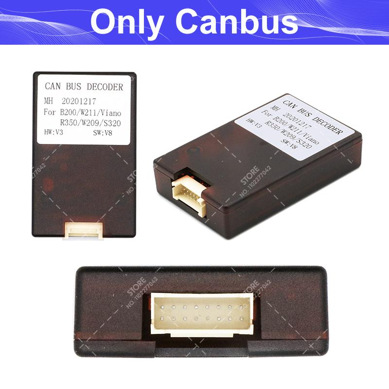 Android Car Radio Canbus Box Adaptor Decoder For Benz VITO/203/SMART/C180/C200/Sprinter/W211/B200/ML350/R350.