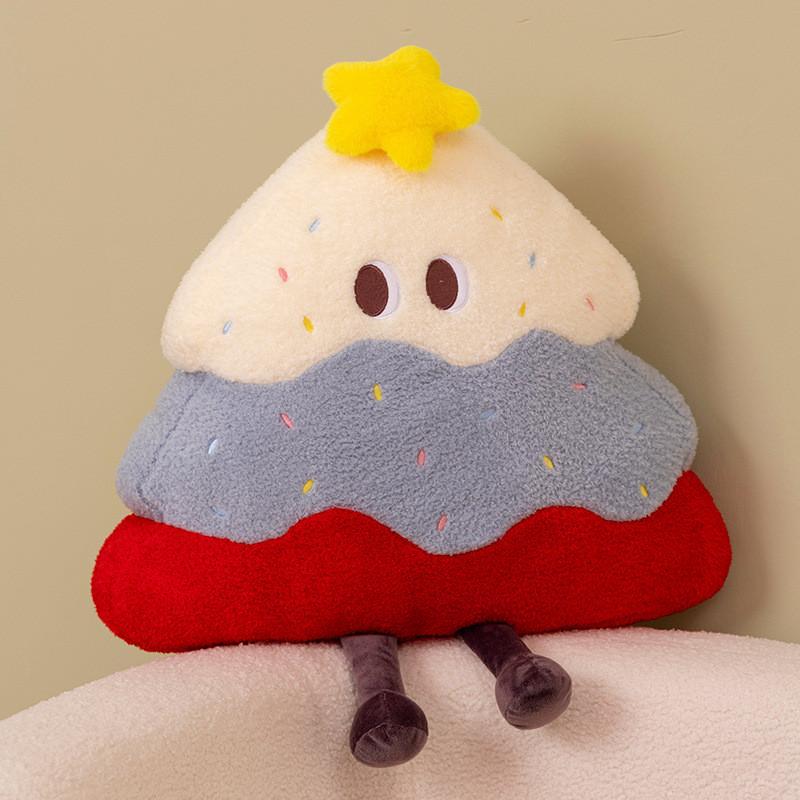 

Кремовый Мультяшный Торт Дерево Плюшевая Игрушка Растение Кукла Детский Подарок Украшения для Дома Red