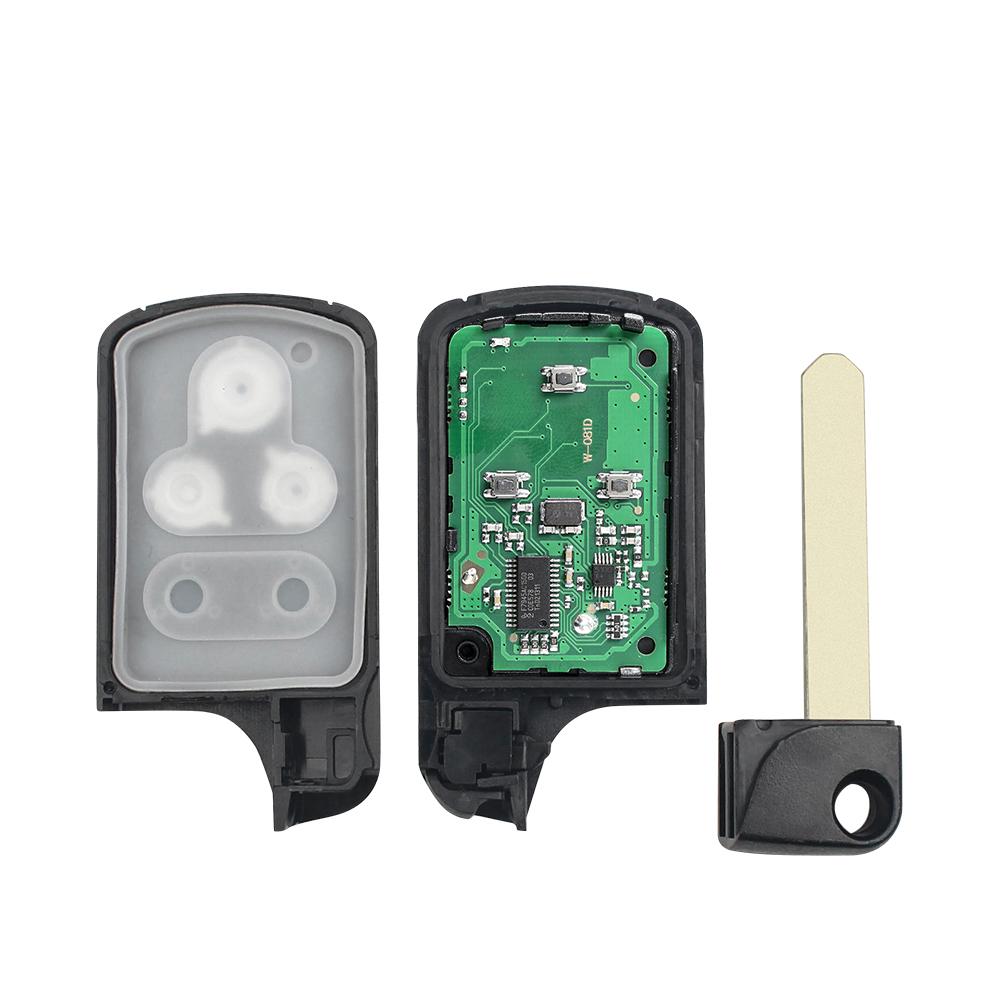 KEYYOU Keyless GO Remote Car Key 313.8 / 433Mhz For Honda Accord/Spirit/CRV/New Civic ID46 Knob Start Smart Promixity Card