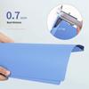 Deli A4 Blue Hard Folders with Double Metal Clips, 5-Pack