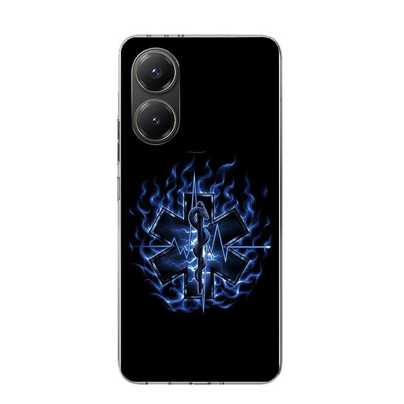 EMT EMS Medical Rescue Phone Case For Xiaomi Poco X7 X6 X5 Pro F7 Ultra Redmi 15C 15 13 13C 12 12C 10 10A 10C 9 9A 9C 9T Cover P