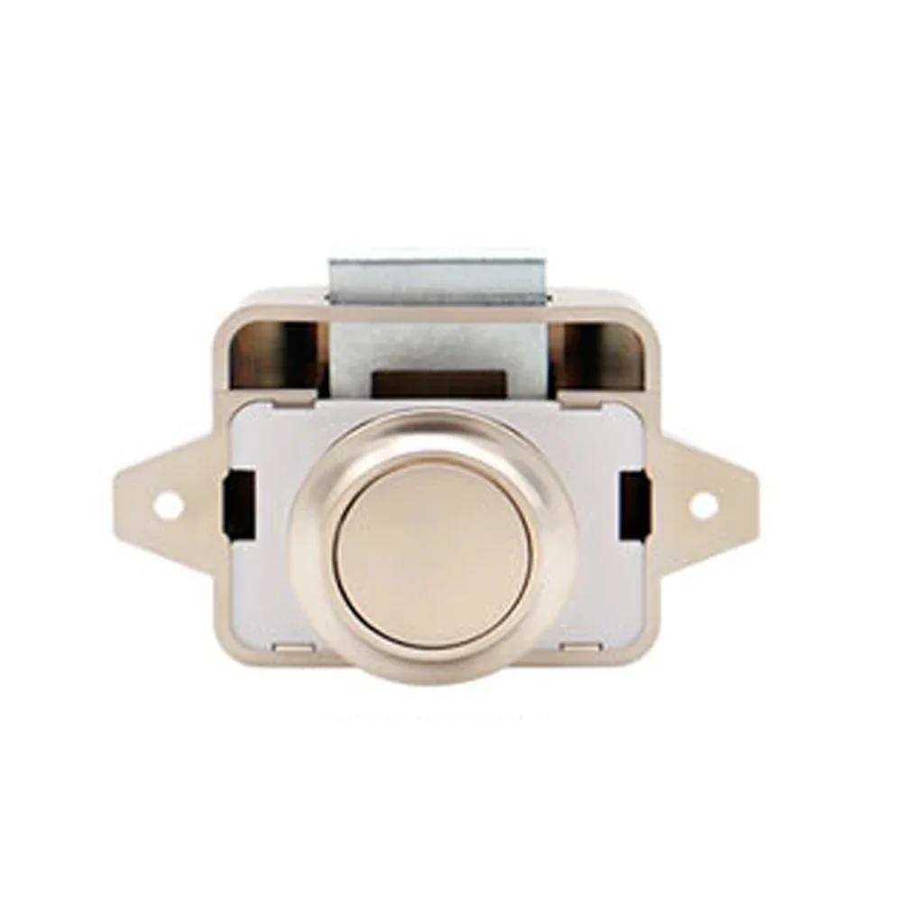 Schlüssellose RV-Schrankschlösser, Schranktürverschlüsse, Schubladenschlösser, schlüsselloser Knopf aus Zinklegierung für Wohnmobile, Wohnmobile, Wohnwagen