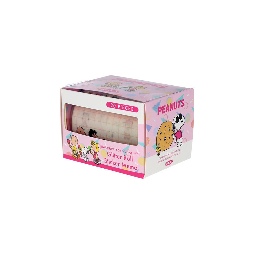 

Stationery Snoopy Goods Memo Label Glitter Roll Sticker Pop S2850648 Sun-Star