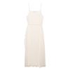 Summer New Fashion Temperament Lace Pleated Effect Midi Vacation Dress
