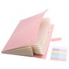 Thickened PP File Folder Expanding Folder, Waterproof A4 Letter Size Document Compact Organizer Organizer, Portable Receipt for School And Office